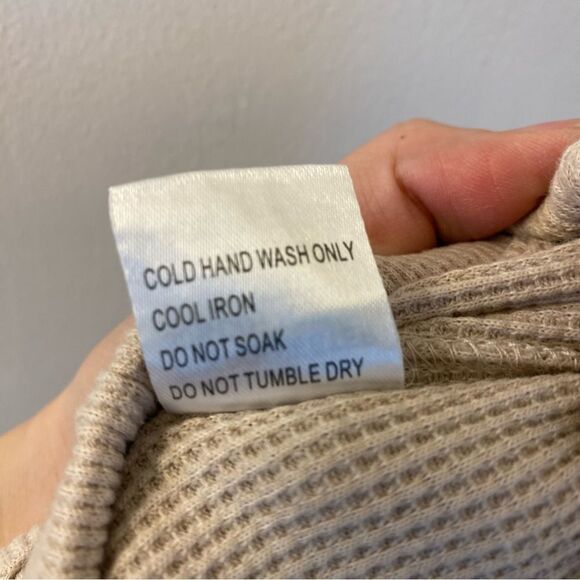 Princess Polly Lovers Lane Shorts waffle knit lace up hi rise tan beige Size 0 - Picture 5 of 9